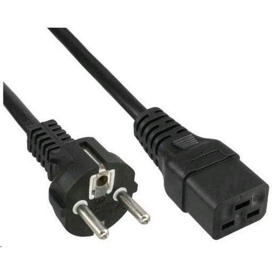 Obrázek PremiumCord kabel síťový k počítači 230V 16A 3m IEC 320 C19 konektor