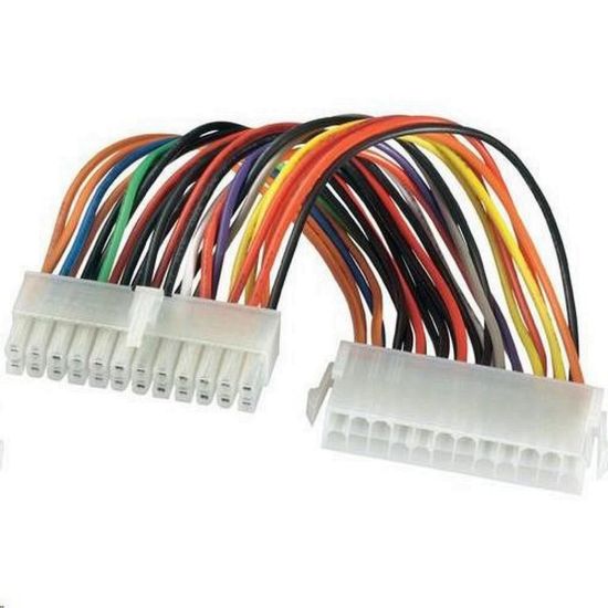 Obrázek PREMIUMCORD Kabel napájecí interní 24pin, prodloužení 25cm ke zdrojům ATX
