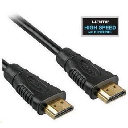 Obrázek PREMIUMCORD Kabel HDMI High Speed + Ethernet (v1.4) 10m, zlacené konektory
