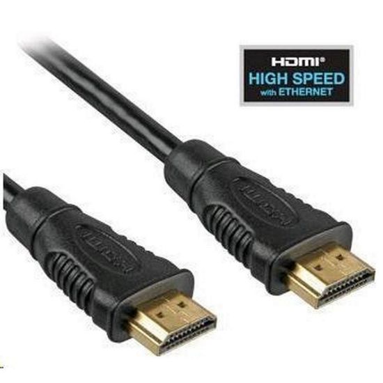 Obrázek PREMIUMCORD Kabel HDMI 3m High Speed + Ethernet (v1.4), zlacené konektory