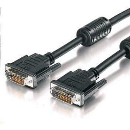 Obrázek PREMIUMCORD Kabel DVI - DVI propojovací 3m (DVI- D, M/ M, dual link)