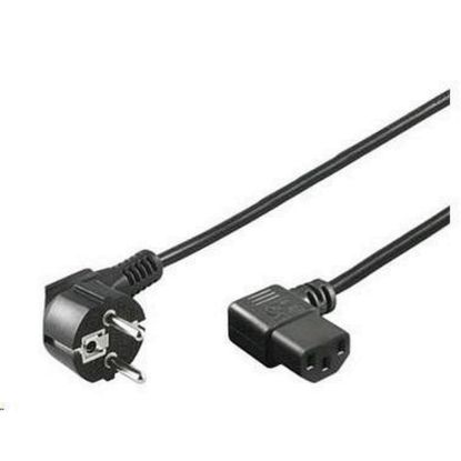 Obrázek PREMIUMCORD Kabel napájecí 230V 5m úhlový 90st