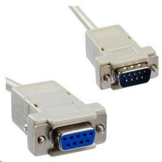 Obrázek PREMIUMCORD Kabel sériový 5m prodlužovací (Canon 9M/ 9F, rozebírací, RS232)