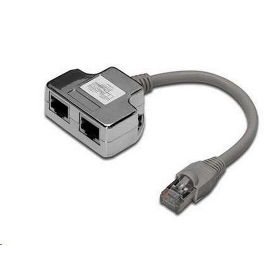 Obrázek PREMIUMCORD RJ45 distributor (1 port ISDN + 1 port RJ45 10/ 100Base T)