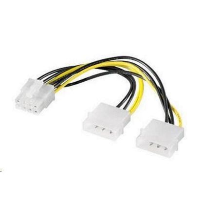 Obrázek PREMIUMCORD Napájecí redukce 2x MOLEX PCI- e 8pin