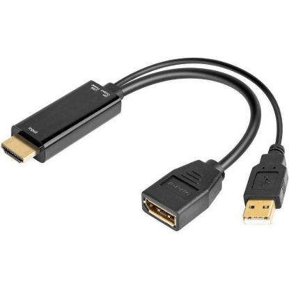 Obrázek PREMIUMCORD adaptér HDMI to DisplayPort s napájením