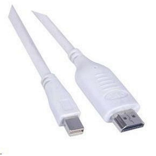 Obrázek PREMIUMCORD Kabel Mini DisplayPort - HDMI 3m, bílý