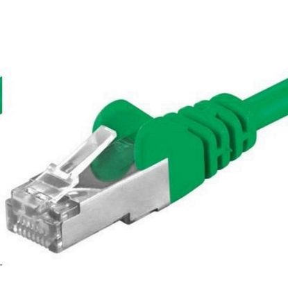 Obrázek PREMIUMCORD Patch kabel CAT6a S- FTP, RJ45- RJ45, AWG 26/ 7 7m zelená