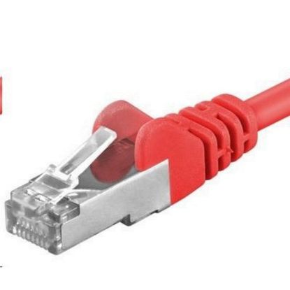 Obrázek PREMIUMCORD Patch kabel CAT6a S- FTP, RJ45- RJ45, AWG 26/ 7 7m červená