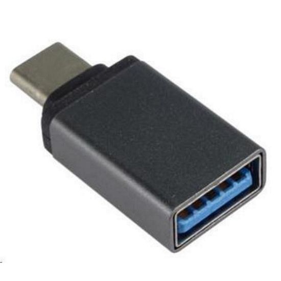 Obrázek PREMIUMCORD Adapter USB 3.1 C/ male - USB 3.0 A/ female, metal grey, OTG