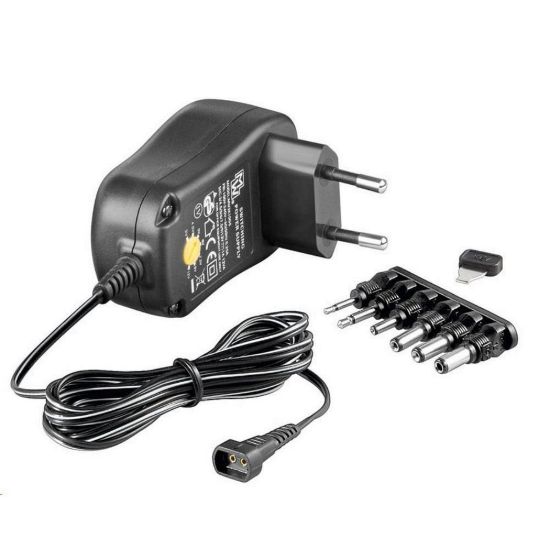 Obrázek Goobay Univerzální napájecí adaptér 230V/ 3- 12V stejnosměrný 600mA
