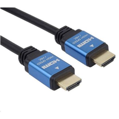 Obrázek PREMIUMCORD Kabel HDMI - Ultra HDTV, 1.5m (kovové, zlacené konektory)