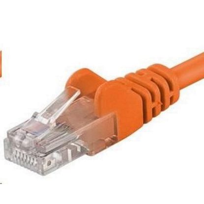 Obrázek PREMIUMCORD Patch kabel UTP RJ45- RJ45 CAT5e 3m oranžová
