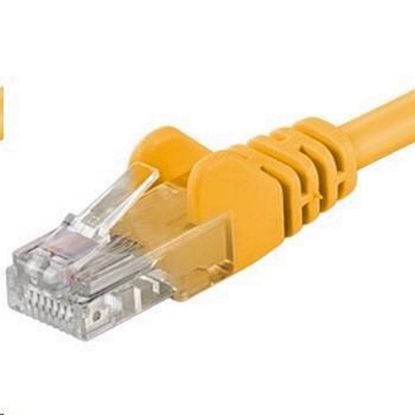 Obrázek PREMIUMCORD Patch kabel UTP RJ45- RJ45 CAT5e 15m žlutá