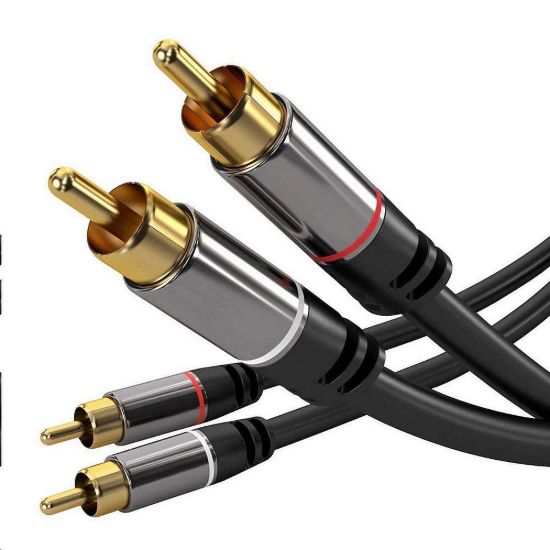Obrázek PREMIUMCORD kabel, 2x CINCH- 2x CINCH M/ M, 1.5m