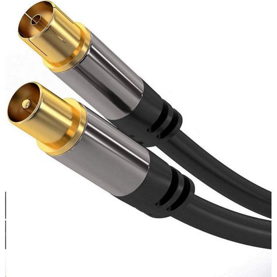 Obrázek PREMIUMCORD propojovací kabel, anténní, M/ F 75Ohm (135dB) 4x stíněný 3m