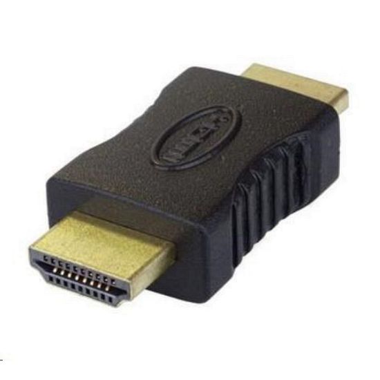 Obrázek PremiumCord Adapter HDMI A - HDMI A, Male/ Male, pozlacená