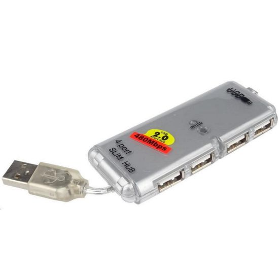 Obrázek PremiumCord USB 2.0 HUB 4- portový bez napájení