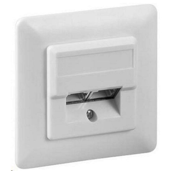Obrázek PremiumCord Zásuvka 2xRJ45 pod omítku, UTP Cat5e
