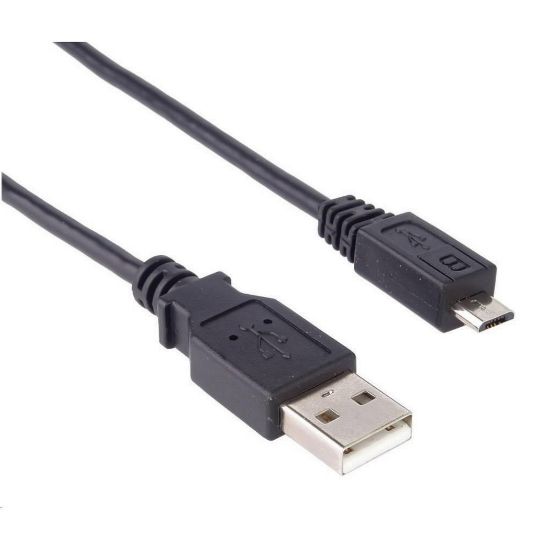 Obrázek PREMIUMCORD Kabel USB 2.0 A- Micro B propojovací. 2m (černý)