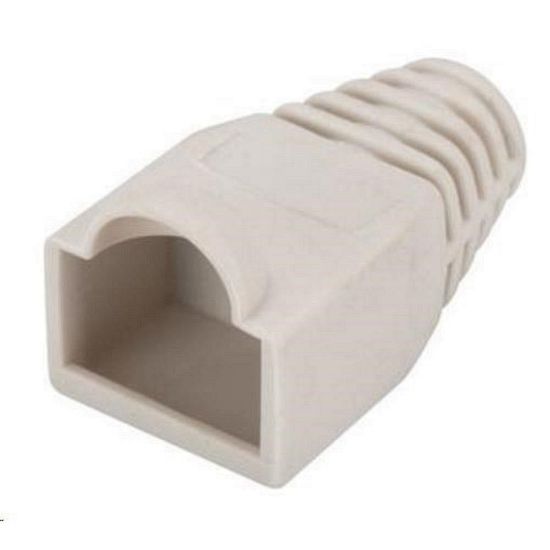 Obrázek PremiumCord 25ks Krytek konektoru RJ45 - šedivá