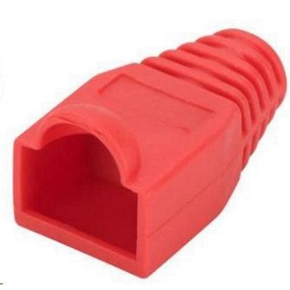 Obrázek PremiumCord 25ks Krytek konektoru RJ45 - červená