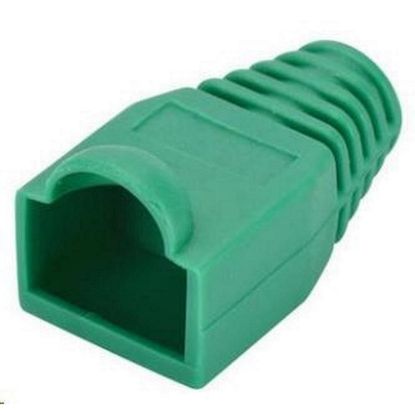 Obrázek PremiumCord 25ks Krytek konektoru RJ45 - zelená