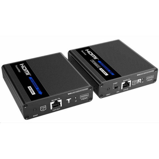 Obrázek PremiumCord HDMI 2.0 extender Ultra HD 4kx2k@60 Hz na 70m přes Cat6/ Cat6A/ Cat7
