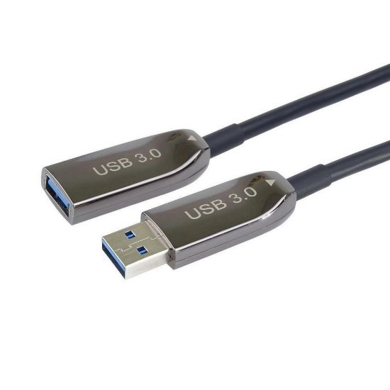 Obrázek PremiumCord prodlužovací optický AOC kabel USB 3.0 A/ Male - A/ Female, 20m