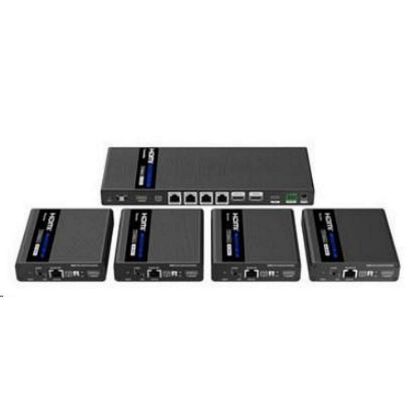 Obrázek PremiumCord HDMI 1- 4 splitter+extender po CAT6/ 6a/ 7, UHD 4K@60 Hz až na 70m