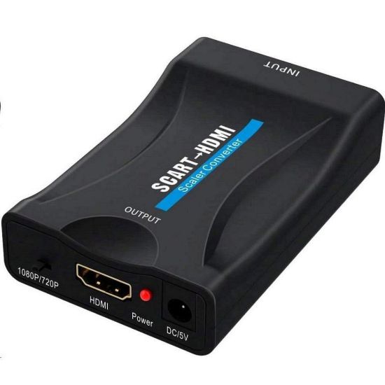 Obrázek PREMIUMCORD Převodník SCART na HDMI 1080P s napájecím zdrojem 230V