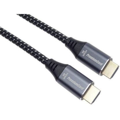 Obrázek PREMIUMCORD Kabel HDMI 2.1 High Speed + Ethernet kabel 8K@60 Hz, zlacené konektory, 0, 5m