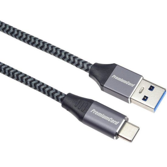 Obrázek PREMIUMCORD Kabel USB- C na USB 3.0 A (USB 3.1 generation 1, 3A, 5Gbit/ s) 2m oplet