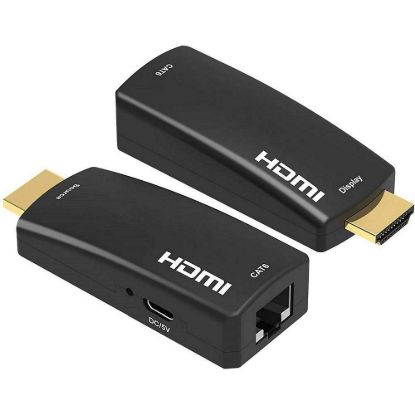 Obrázek PREMIUMCORD HDMI FULL HD 1080p extender na 50m přes jeden kabel Cat5e/ 6