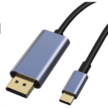 Obrázek PremiumCord kabel USB- C na DisplayPort DP1.4 8K@60 Hz a 4k@120 Hz 2m
