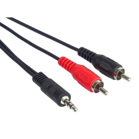 Obrázek PremiumCord kabel Jack 3.5mm - 2xCINCH, M/ M, 1, 5m