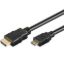 Obrázek PremiumCord kabel 4K HDMI A - HDMI mini C, 1m