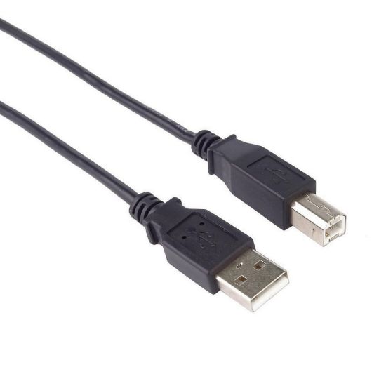 Obrázek PremiumCord kabel USB 2.0, A- B, 0.5m, černá