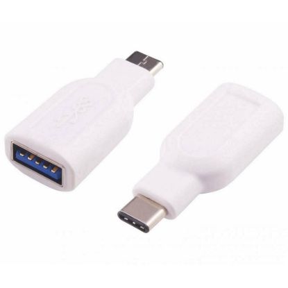 Obrázek PremiumCord adaptér USB 3.1 konektor C - USB 3.0 A (M/ F), OTG, bílá