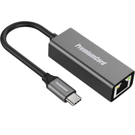 Obrázek PremiumCord převodník USB- C na Gigabit konektor RJ45