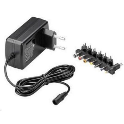 Obrázek Goobay Univerzální napájecí adaptér 230V/ 9V- 24V max. 24 W a 1, 5 A