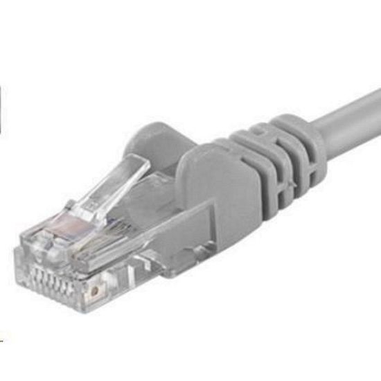 Obrázek PremiumCord Patch kabel UTP RJ45- RJ45 CAT6 50m šedá