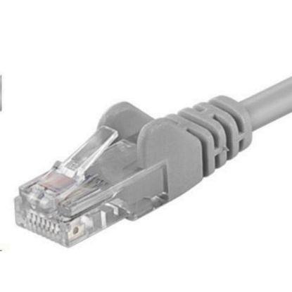 Obrázek PremiumCord Patch kabel UTP RJ45- RJ45 CAT6 1m šedá