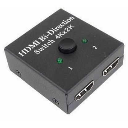 Obrázek PremiumCord HDMI Switch 4K, FULL HD 1080p obousměrný 2- 1 nebo 1- 2