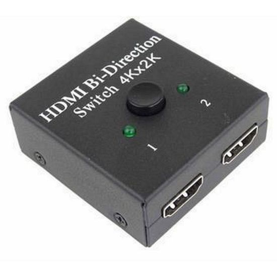 Obrázek PremiumCord HDMI Switch 4K, FULL HD 1080p obousměrný 2- 1 nebo 1- 2