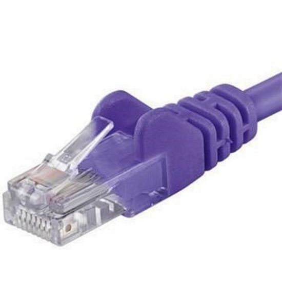 Obrázek PremiumCord Patch kabel UTP RJ45- RJ45 CAT6 1m fialová