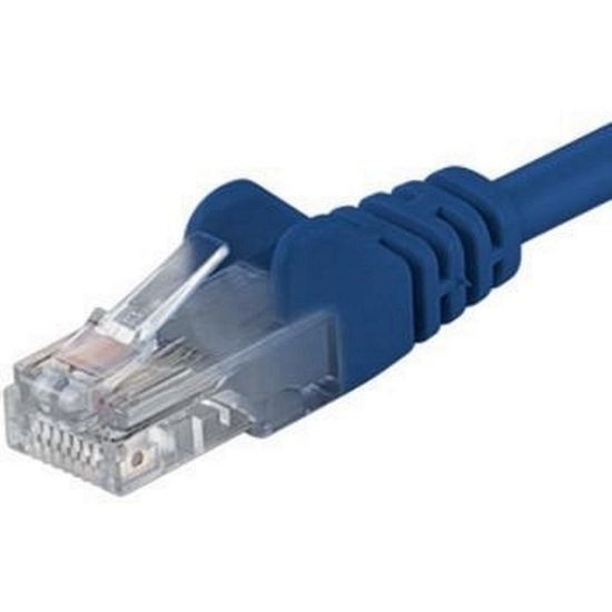 Obrázek PremiumCord Patch kabel UTP RJ45- RJ45 CAT6 2m modrá