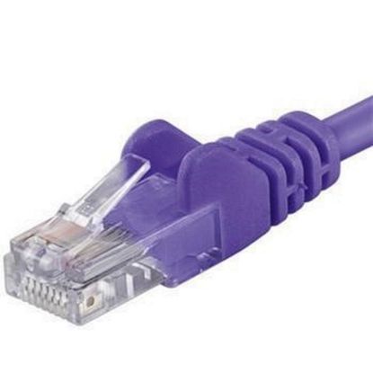Obrázek PremiumCord Patch kabel UTP RJ45- RJ45 CAT6 7m fialová