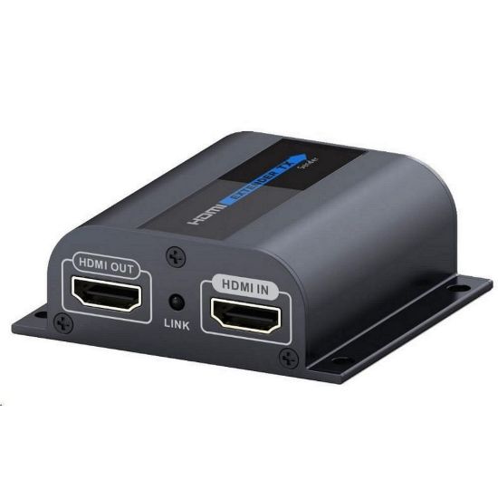Obrázek PremiumCord HDMI extender na 50m přes jeden kabel Cat6/ 6a/ 7, lokální HDMI výstup