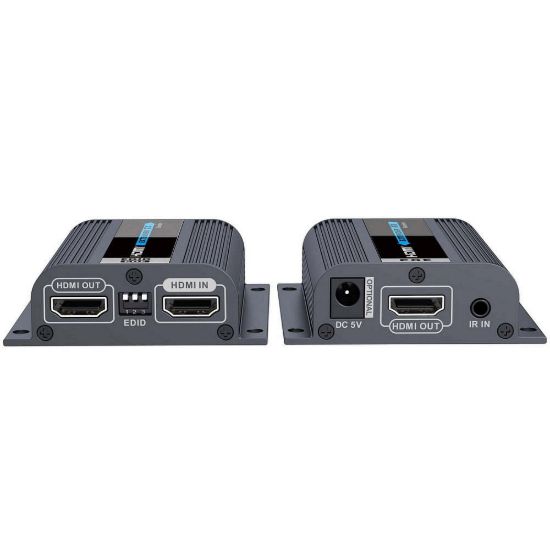 Obrázek PremiumCord HDMI extender na 50m přes jeden kabel Cat6/ 6a/ 7, EDID nastavení